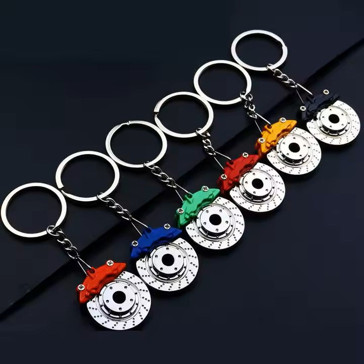 Metal Brake Disc Keychain