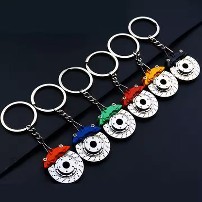 Metal Brake Disc Keychain