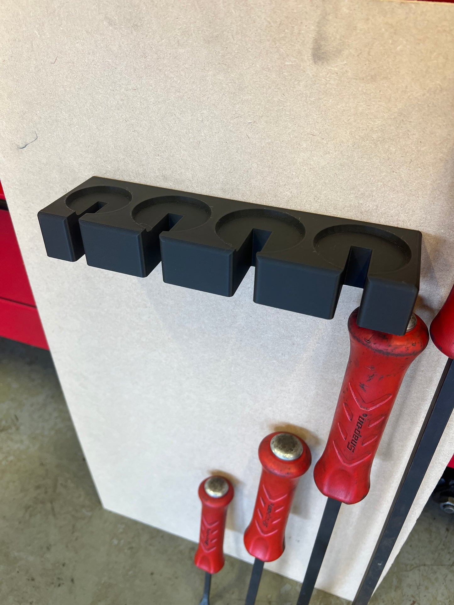 Snap On Pry Bar Holder - Wall Mounted