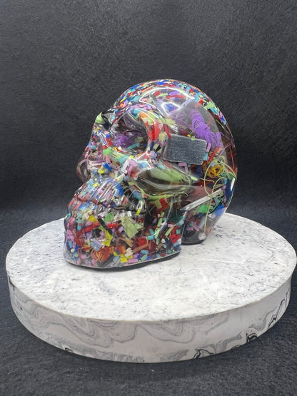 Resin Skull Ornament - Version 1