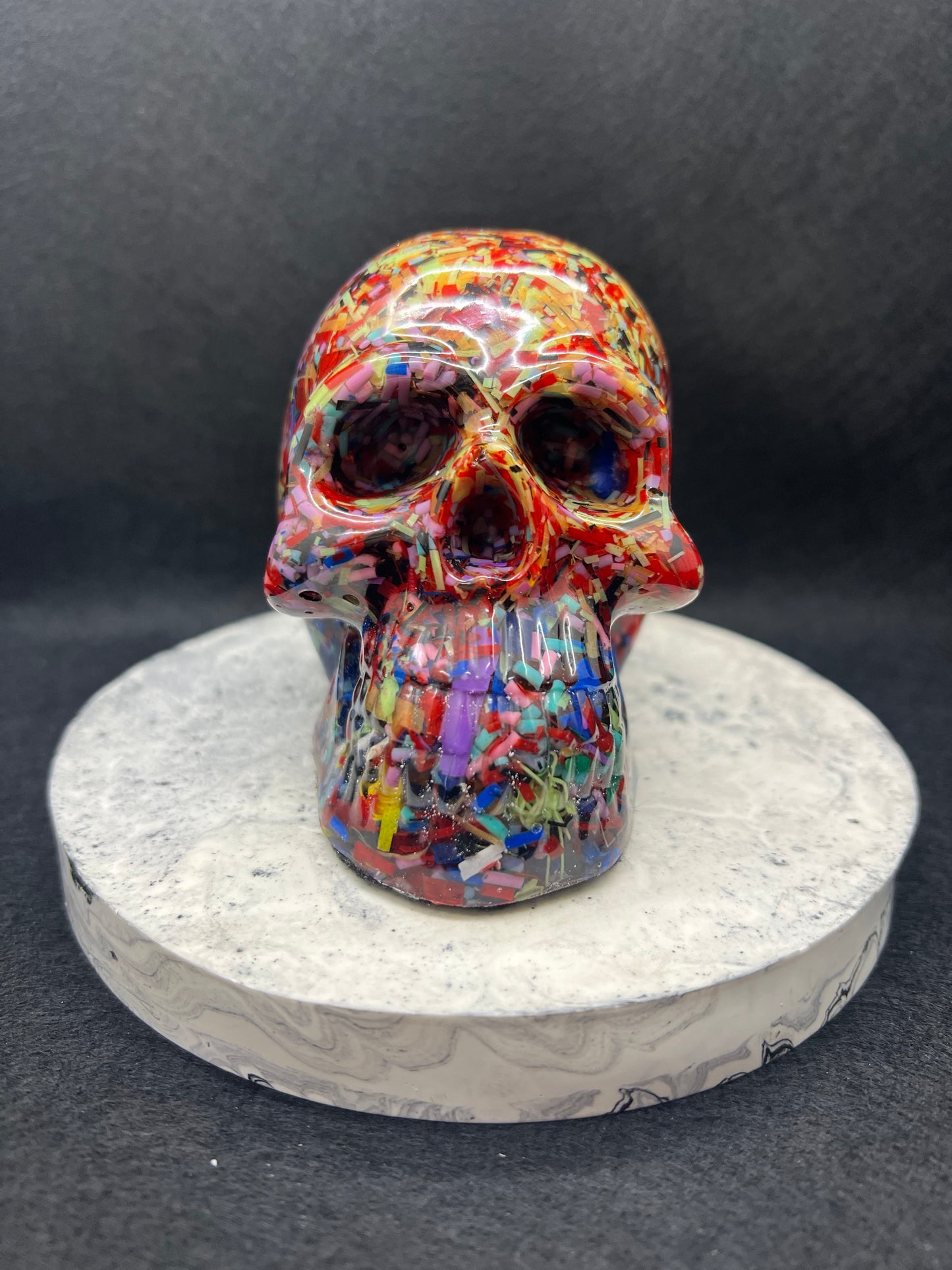 Resin Skull Ornament - Version 1