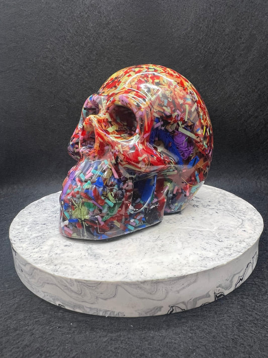 Resin Skull Ornament - Version 1