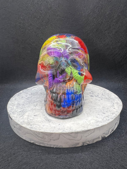 Resin Skull Ornament - Version 1