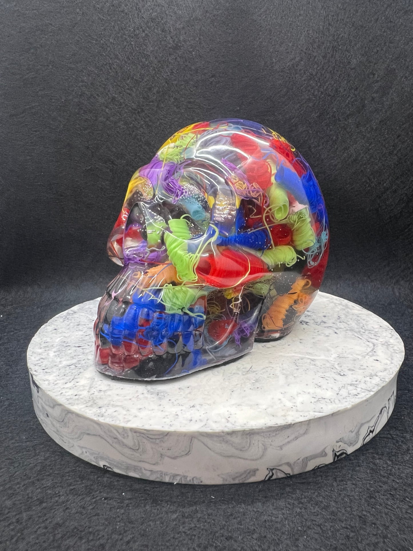 Resin Skull Ornament - Version 1