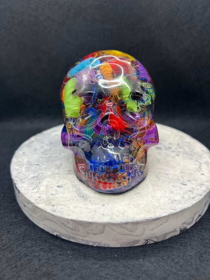 Resin Skull Ornament - Version 2