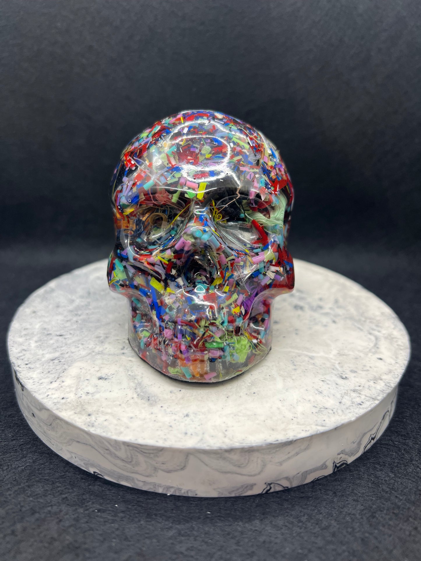 Resin Skull Ornament - Version 2