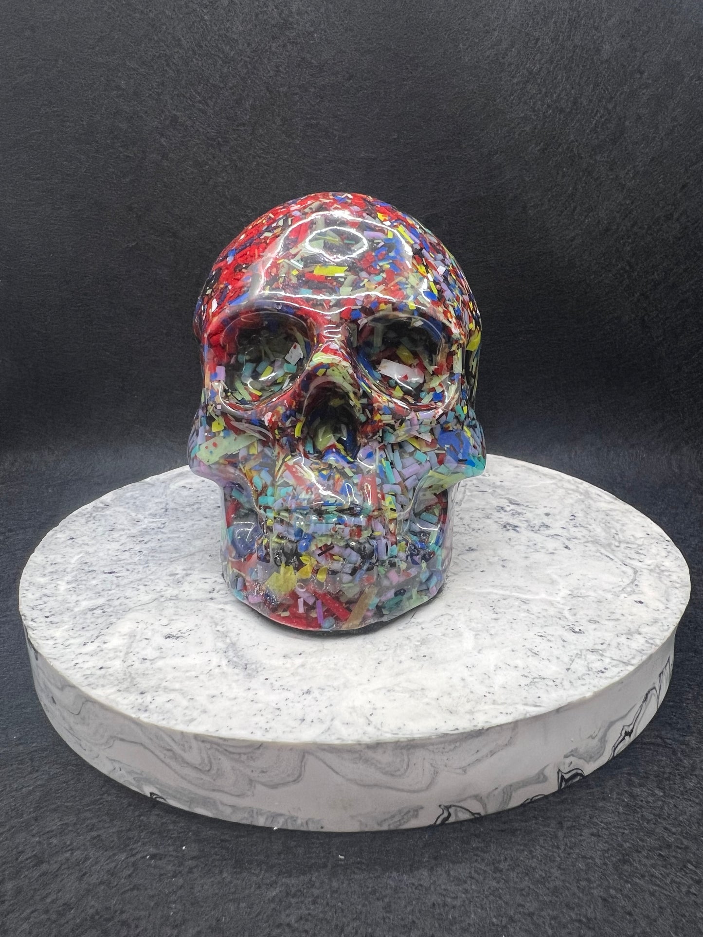 Resin Skull Ornament - Version 2