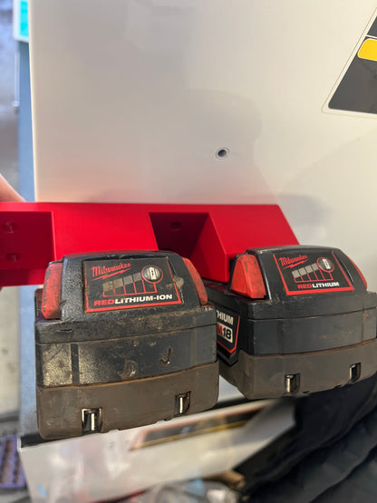 Milwaukee M18 Battery Holder - Wall Mounted