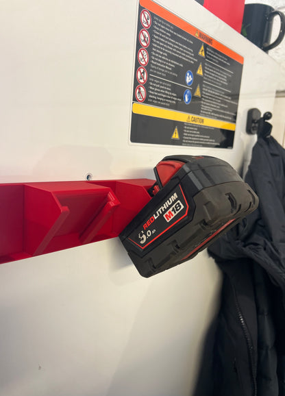 Milwaukee M18 Battery Holder - Wall Mounted