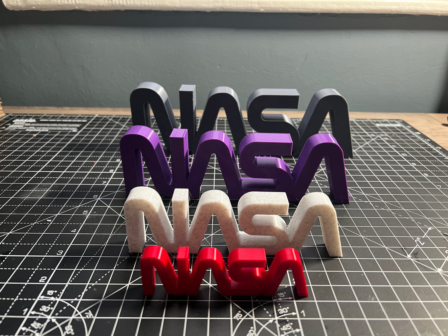 NASA Desk Sign