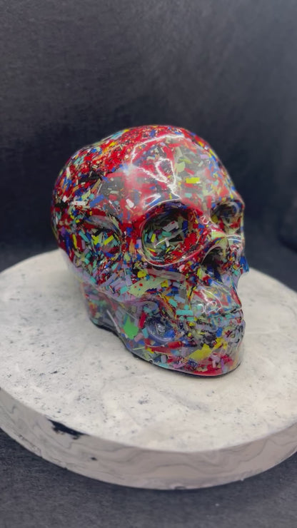 Resin Skull Ornament - Version 2