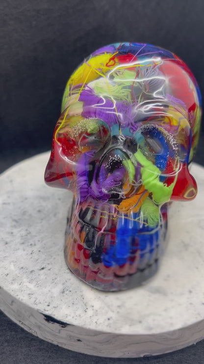 Resin Skull Ornament - Version 1