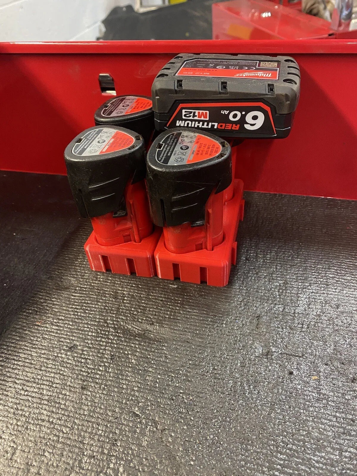 Magnetic Milwaukee M12 Battery Holder